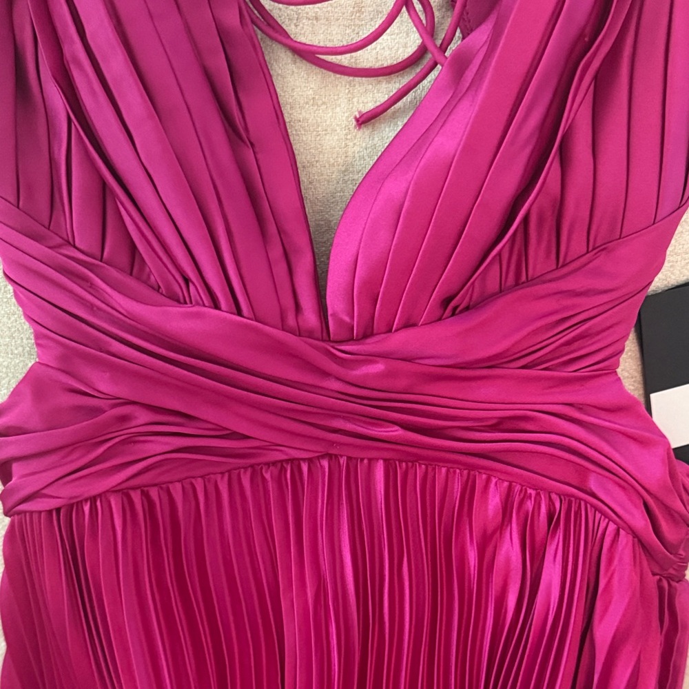 Mac Duggal Fuchsia Wedding Dress - Picture 14 of 17